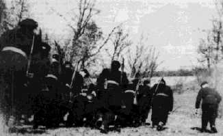The French Militia at Glieres
